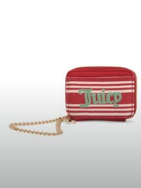 Juicy Couture-Paradise Striped Wristlet Wallet♥️🩵
